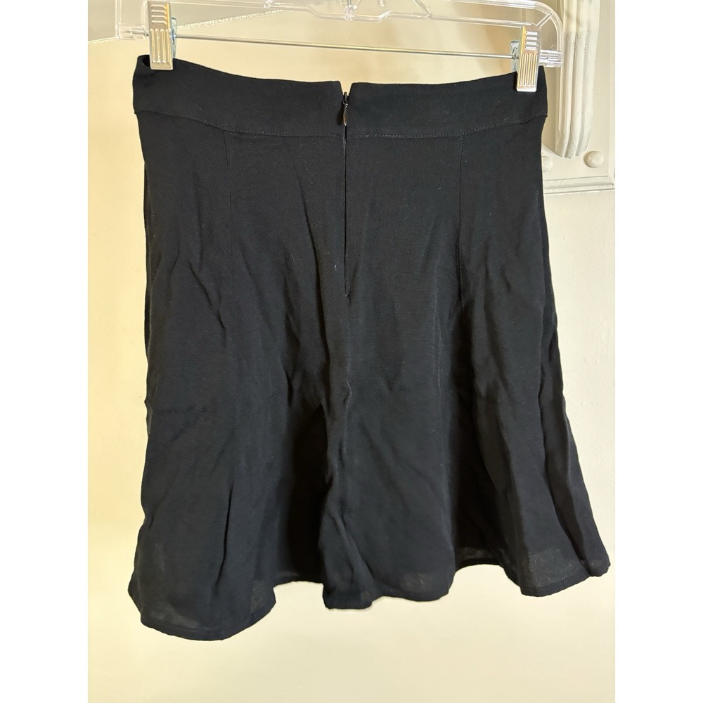 REFORMATION Black Viscose Mini Skirt‎ 2 Closet Staple